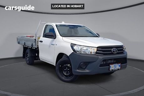 White 2023 Toyota Hilux Cab Chassis Workmate (4X2)