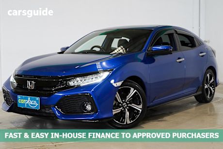 Blue 2018 Honda Civic Hatchback Rs