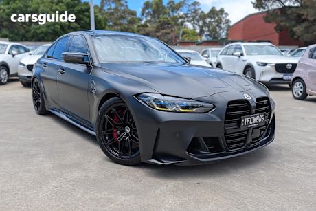 Black 2021 BMW M3 Saloon Competition