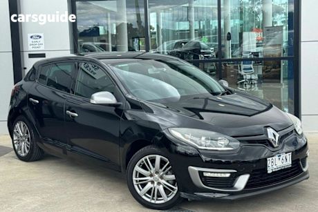 Black 2015 Renault Megane Hatchback Gt-Line