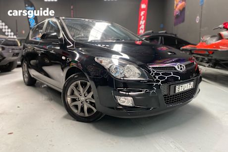 Black 2010 Hyundai I30 Hatchback Slx