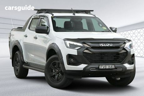 White 2025 Isuzu D-MAX Crew Cab Utility X-Terrain (4X4)