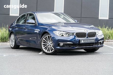 Blue 2016 BMW 320I Sedan Luxury Line