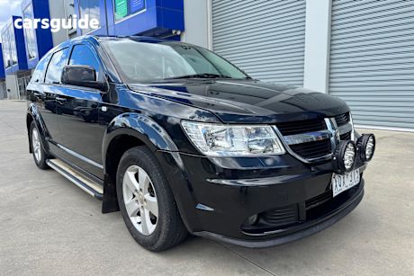 Black 2009 Dodge Journey Wagon Sxt