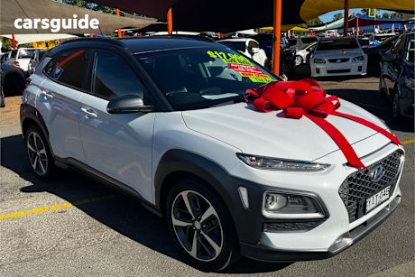 White 2017 Hyundai Kona Wagon Highlander