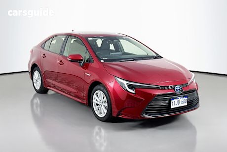 Red 2022 Toyota Corolla Hatchback Ascent Sport Hybrid