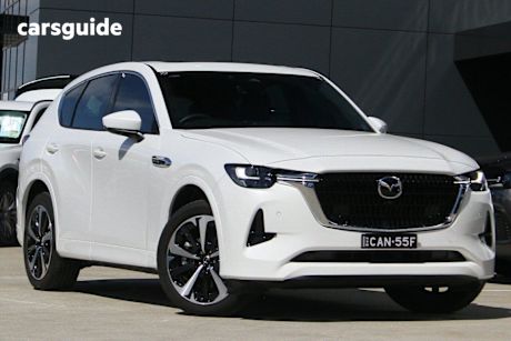 White 2024 Mazda CX-60 Wagon G40E Azami Hybrid