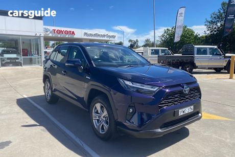Blue 2022 Toyota RAV4 Wagon Gx (2Wd) Hybrid