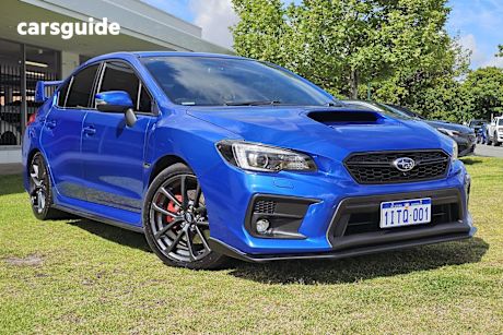 Blue 2018 Subaru WRX Sedan Premium (Awd)