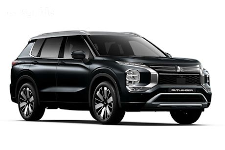 Black 2025 Mitsubishi Outlander Wagon Exceed Tourer 5 Seat (Awd)