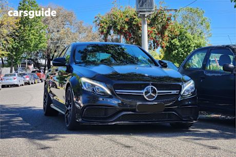 Black 2015 Mercedes-Benz C63 Sedan Amg S