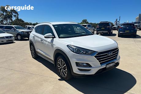 White 2018 Hyundai Tucson Wagon Elite (Fwd)