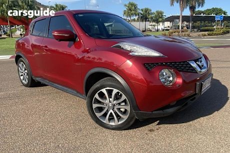 Red 2015 Nissan Juke Wagon Ti-S (Awd)