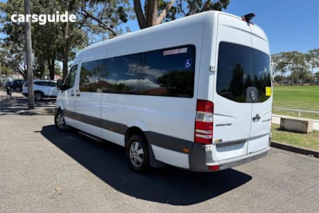 White 2017 Mercedes-Benz Sprinter Van 319Cdi Lwb Hi Roof