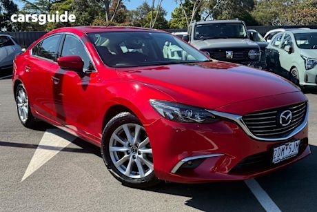 Red 2017 Mazda 6 Sedan Touring