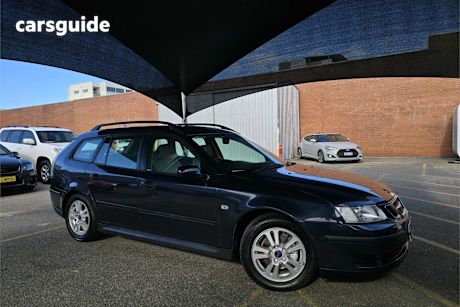 Blue 2006 Saab 9-3 Sedan Arc 2.0T