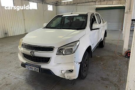 White 2013 Holden Colorado Crew Cab Pickup Lt (4X2)