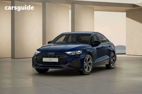 Blue 2025 Audi A3 Sedan 35 Tfsi S Line (Mhev)