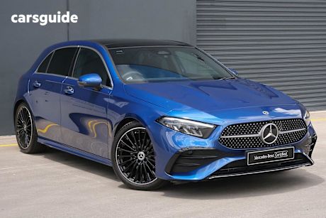 Blue 2025 Mercedes-Benz A200 Hatchback