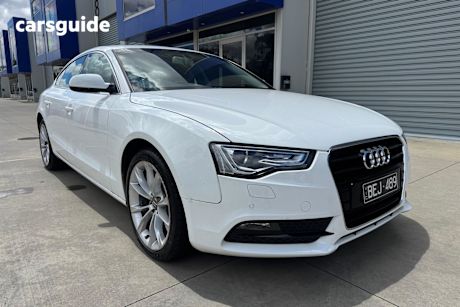White 2013 Audi A5 Hatchback Sportback 1.8 Tfsi