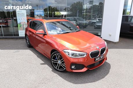 Orange 2018 BMW 125I Hatchback M Sport