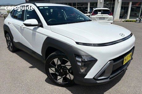 White 2024 Hyundai Kona Wagon