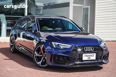 Blue 2019 Audi RS4 Wagon Avant 2.9 Tfsi Tiptronic