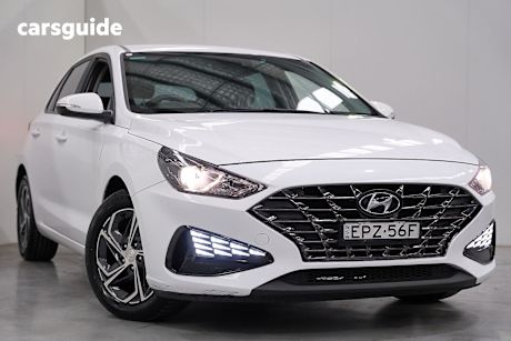 White 2021 Hyundai I30 Hatchback Active