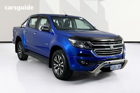 Blue 2017 Holden Colorado Crew Cab Pickup Storm (4X4)