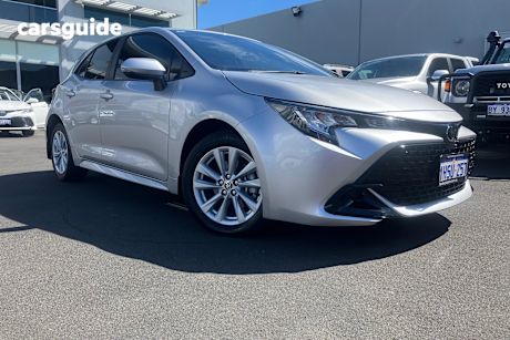 Silver 2023 Toyota Corolla Hatchback Ascent Sport