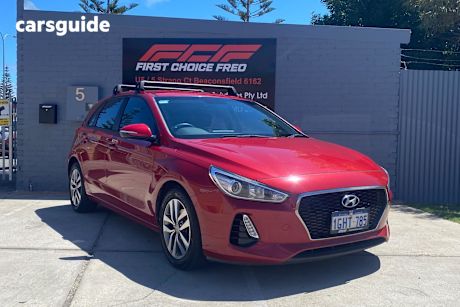 Red 2017 Hyundai I30 Hatchback Active