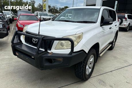 White 2012 Toyota Landcruiser Prado Wagon Gx (4X4)