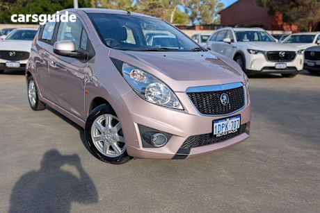 Pink 2011 Holden Barina Spark Hatchback Cd