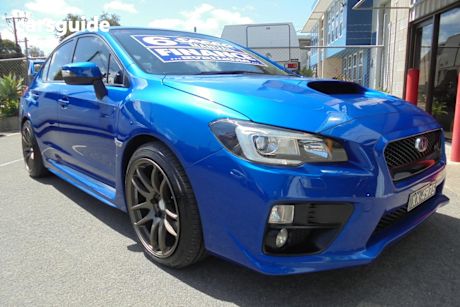 Blue 2014 Subaru WRX Sedan Sti