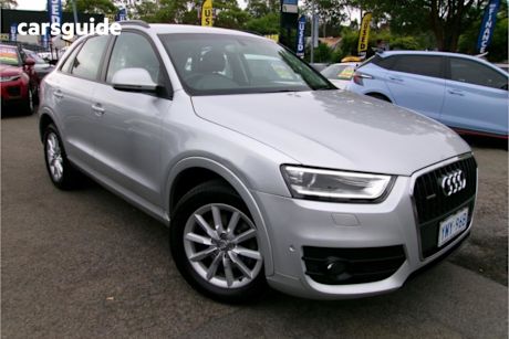 Silver 2013 Audi Q3 Wagon 2.0 Tfsi Quattro (125Kw)