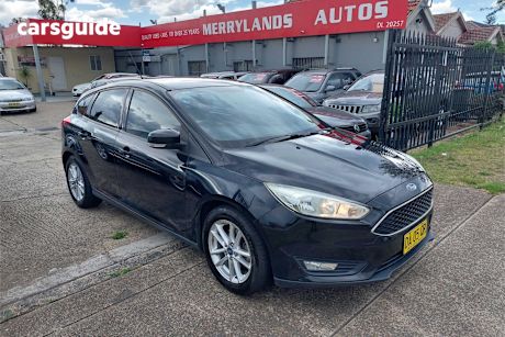 Black 2016 Ford Focus Hatchback Trend