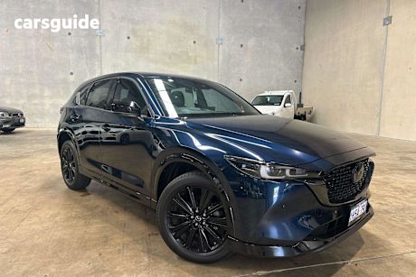 Blue 2022 Mazda CX-5 Wagon Gt Sp (Awd)