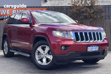 Red 2012 Jeep Grand Cherokee Wagon Laredo (4X4)