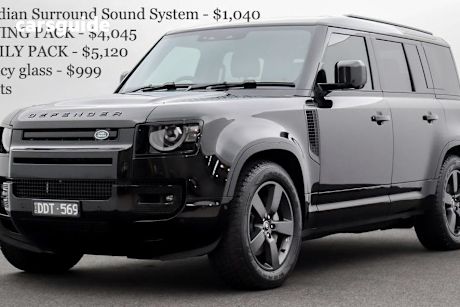 Black 2024 Land Rover Defender Wagon 110 D350 X-Dynamic Hse (220Kw)