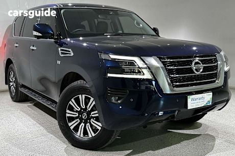 Blue 2020 Nissan Patrol Wagon Ti (4X4)