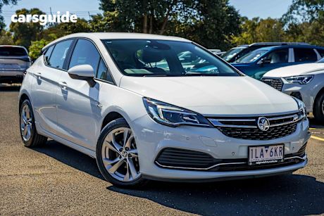 White 2017 Holden Astra Hatchback Rs
