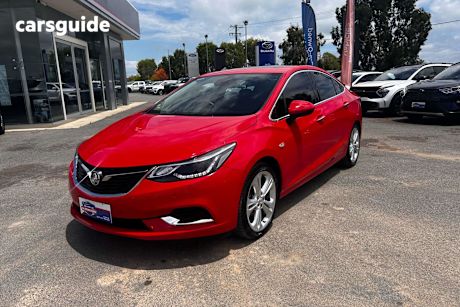 Red 2017 Holden Astra Sedan Ltz