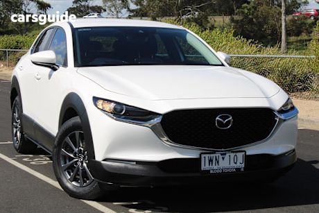 White 2022 Mazda CX-30 Wagon G20 Pure (Fwd)