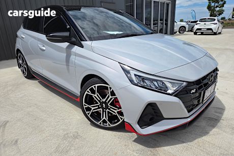 Grey 2024 Hyundai I20 Hatchback N