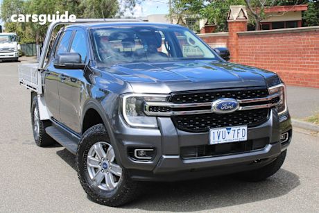 Grey 2022 Ford Ranger Double Cab Chassis Xlt 3.0 (4X4)