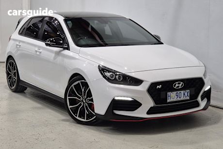White 2018 Hyundai I30 Hatchback N Performance