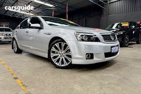 Silver 2013 Holden Caprice Sedan V