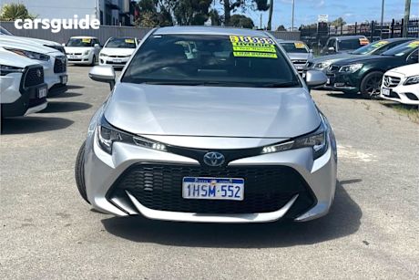 Silver 2021 Toyota Corolla Hatchback Ascent Sport Hybrid