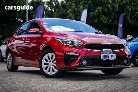Red 2021 Kia Cerato Hatchback S