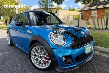 Blue 2009 Mini Cooper Hatchback S Jcw